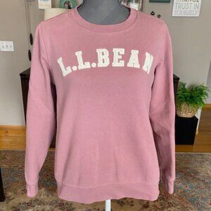 LL Bean Collegiate style Sweatshirt, Women's size L